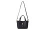 Vince Camuto Bolso de Mano Bellagio - Negro, 100% Piel de Polivinilo, Elegante y Sofisticado para Cualquier Ocasión